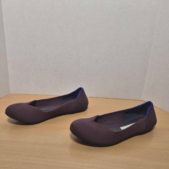 Rothy’s RETIRED Port Wine Round Toe Flats Washable Shoes US 7 - Picture 5 of 7